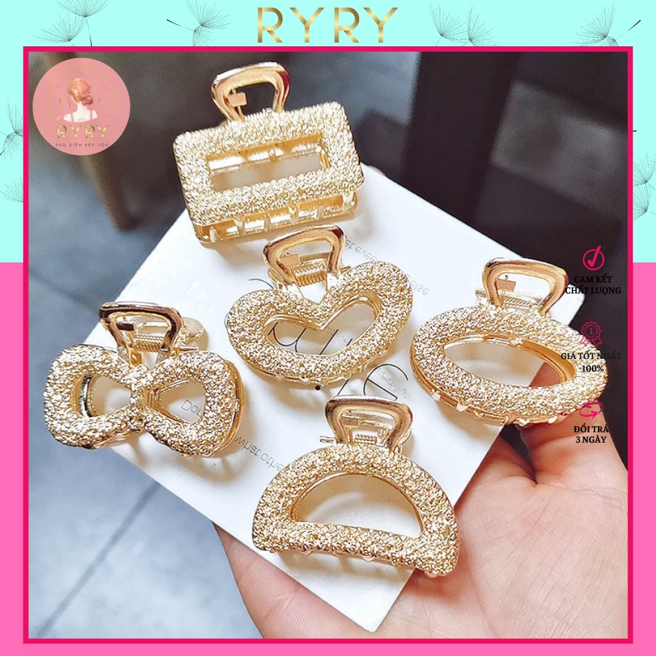 Kẹp Càng Cua Nhỏ Kim Loại Nhiều Kiểu Xinh Xắn Phong Cách Hàn Quốc Cho Nữ