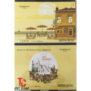 Sổ vẽ Takeyo A6/A5/A4/A3 (50 tờ,160gsm) - Vẽ chì