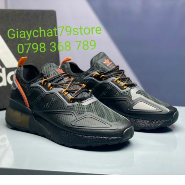 Giày Adidas ZX 2K Boost 'Black Orange' GY3547 Nam
