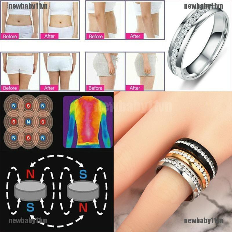 Magnetic Crystal Healthcare Weight Loss Ring Slimming Healthy Ring Jewelry Baby1