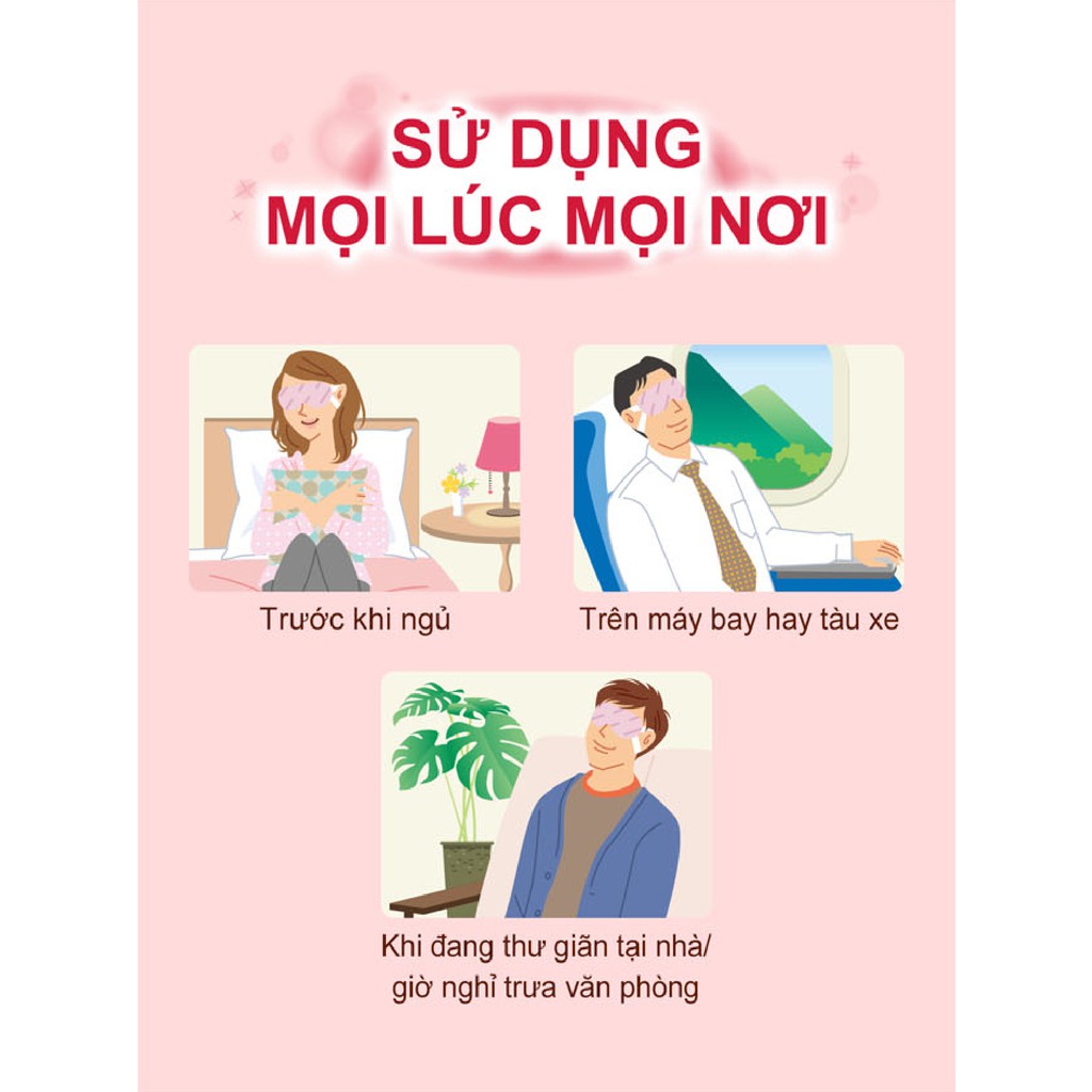 Mặt Nạ Xông Hơi Mắt MegRhythm Không Hương 1 Miếng | Thế Giới Skin Care