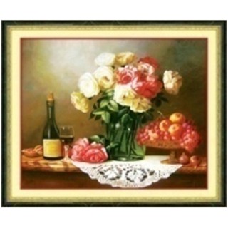 Tranh Thêu Chữ Thập (THÊU TOÀN BỘ) Buổi Tối Lãng Mạn  A745 (KHÁCH TỰ THÊU) KT:73X60CM