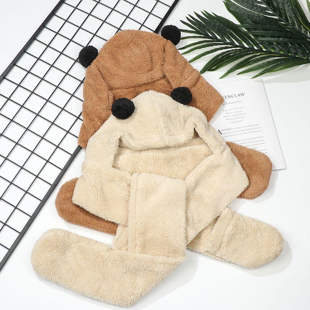 Mũ Lông Tai Gấu Trúc Chống Lạnh Thời Trang Mùa Đông Cho Bạn Gái