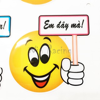 Logo nổi,icon mặt cười,tem cảnh  báo
