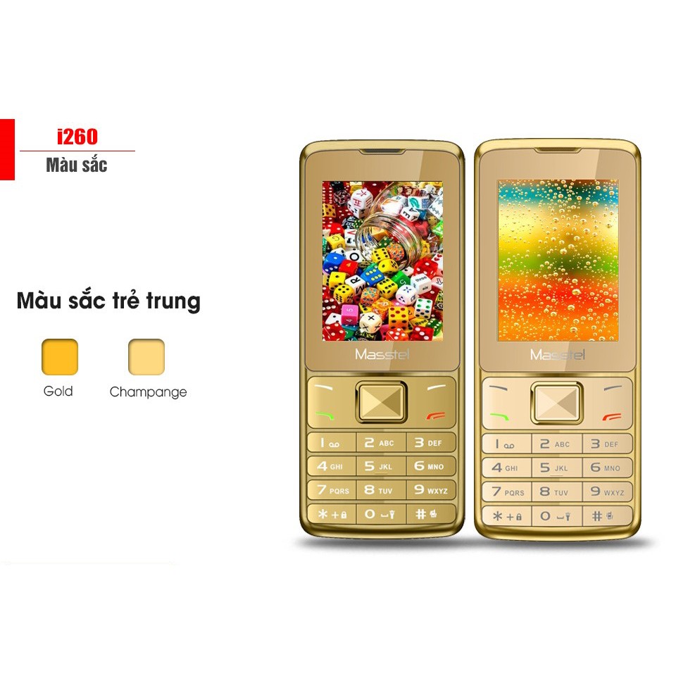 Masstel I260 - Điện Thoại Giá Rẻ | BigBuy360 - bigbuy360.vn