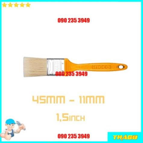 Cọ sơn cán nhựa loại thường 1inch đến 4inch ingco kdp