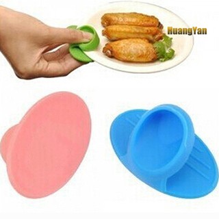 Găng đeo ngón tay cầm đĩa nồi cách nhiệt chống nóng bằng silicon tiện dụng dành cho nhà bếp