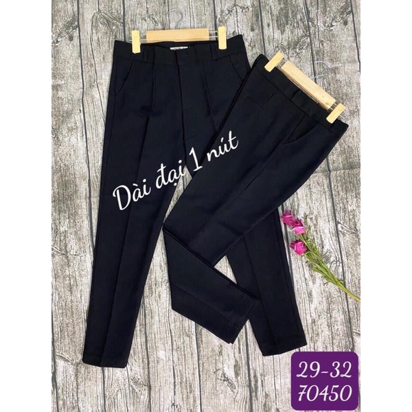 QUẦN TÂY NỮ MÀU ĐEN - XANH ĐEN SIZE 29-36