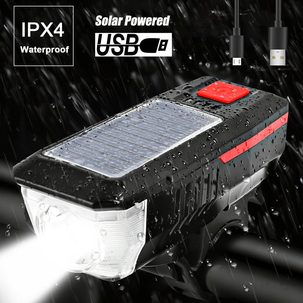 Đèn LED Chiếu Sáng Phía Trước Xe Đạp 3 Chế Độ Có Thể Sạc Lại Bằng Cổng USB