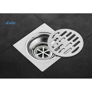 Ga thoát sàn Inox 304 PE-353 (15x15) thoát nước nhanh, chống mùi hôi