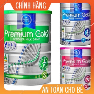 Sữa Hoàng Gia úc Premium Gold Đủ Số 1-2-3 lon 900g