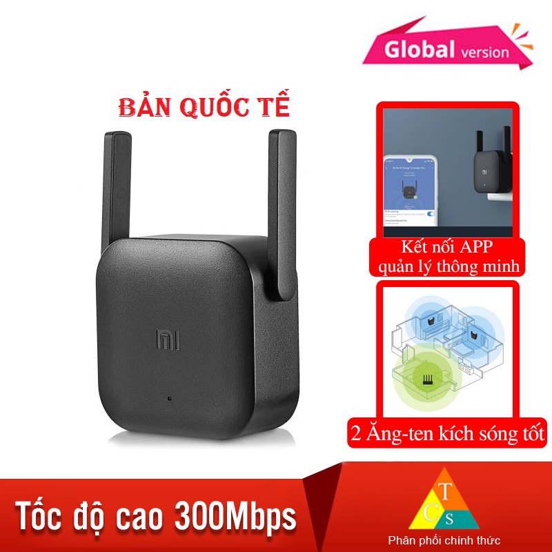 Thiết bị kích sóng Wifi Xiaomi Repeater Pro