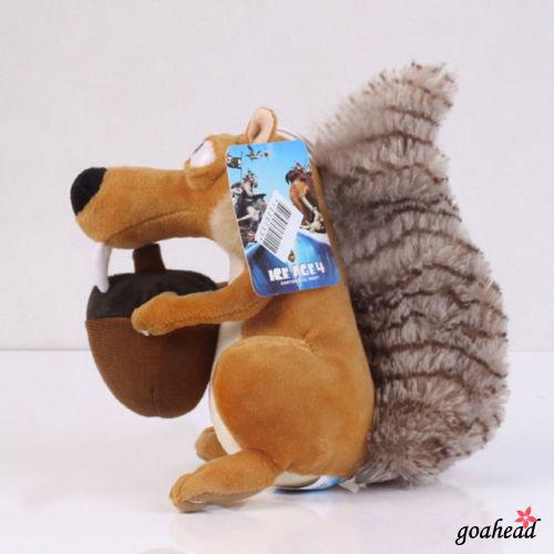 ☞❀❤♕GOAKids Baby Toy Animal Doll Ice Age 3 SCRAT Squirrel Stuffed Plush Toy Gift 7 inch