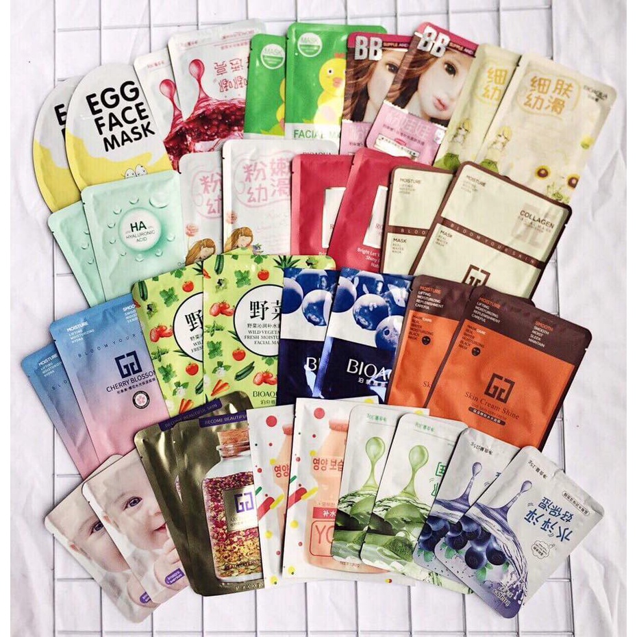 Mặt nạ nội địa Trung dưỡng ẩm, giúp sáng da, nhiều loại giao ngẫu nhiên g20shop | BigBuy360 - bigbuy360.vn