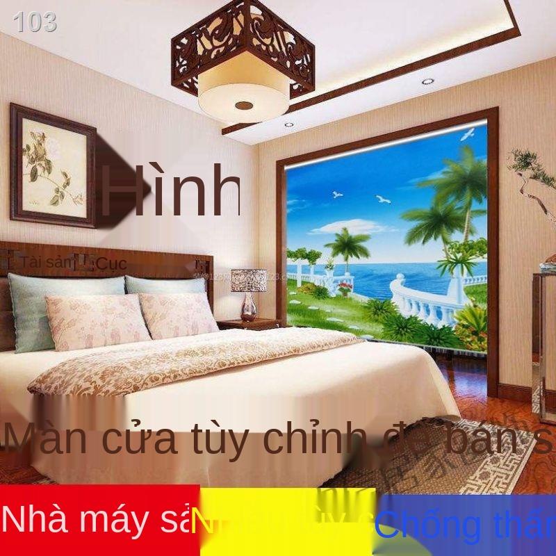 ZĐơn giản rèm cửa cuốn phòng ngủ khách nhà bếp tắm miễn phí cú đấm che nắng nâng tay kéo