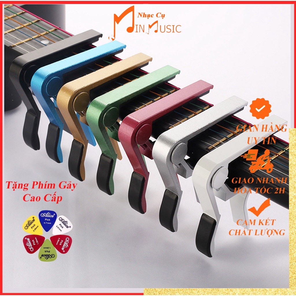 Capo guitar dùng cho đàn Classic Acoustic chất liệu Kim loại