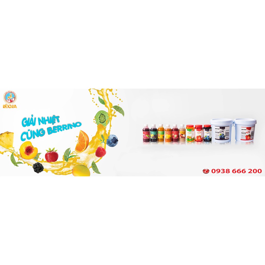 Sinh Tố Mứt BERRINO 1L Nhiều Mùi - BERRINO SMOOTHIE MIX