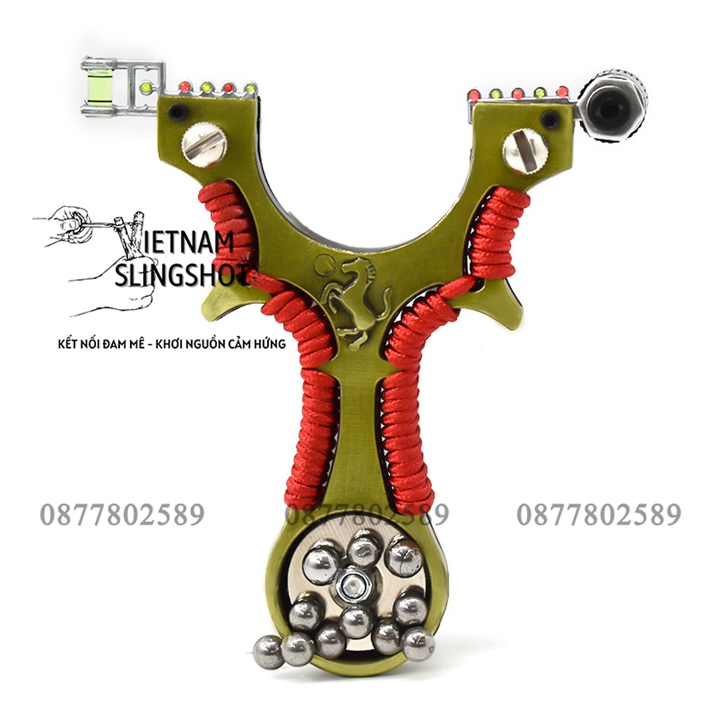 [Siêu Xịn Ná ngựa] NÁ thun có hình siêu đẹp kèm đèn LAZER Nguyên Khối INOX kèm full phụ kiện,laze,cân nước, la bàn