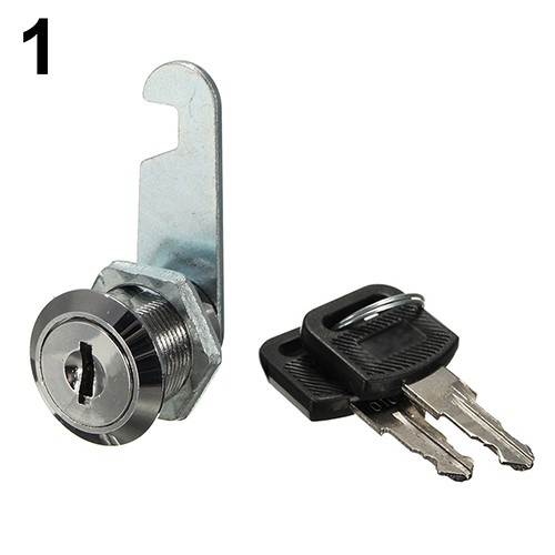 Set ổ khóa tủ hòm thư/tủ bếp 16mm 20mm bằng hợp kim kẽm kèm chìa khóa tiện dụng
