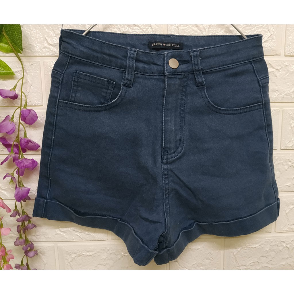 Quần short jean nữ lưng cao QS-214i (Chỉ còn SIZE S: VÒNG EO: 57 -&gt; 63Cm)