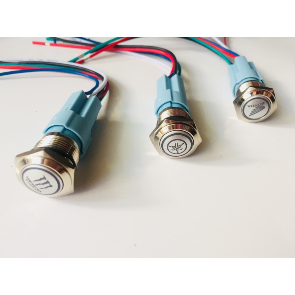 Công tắc led Logo Honda - Yamaha - Monster