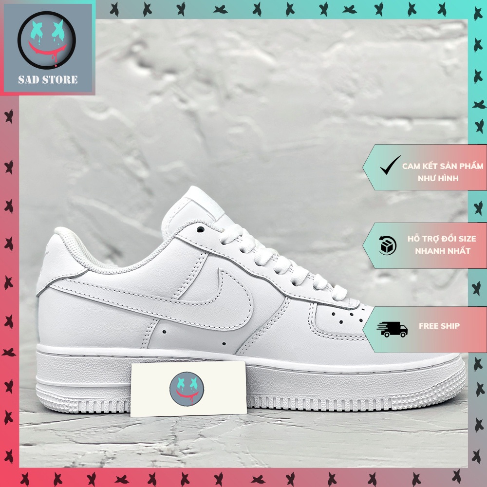 Giày_Nike Trắng Nam Nữ, Giày_Nike Air Force 1 Thể Thao Sneaker Full Box + Bill Free Ship Toàn Quốc | BigBuy360 - bigbuy360.vn