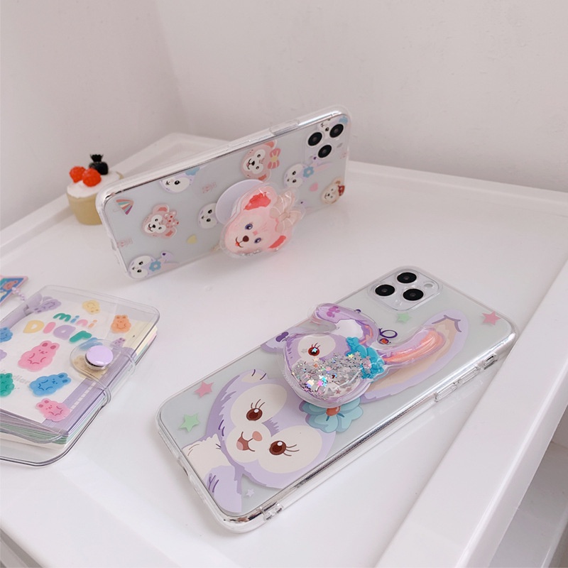 Ốp Điện Thoại Trong Suốt Họa Tiết Hoạt Hình Gấu / Thỏ Dễ Thương Cho Iphone 14 7 / 8 SE2020 7 + 8 PLUS 11 12 13 Mini PRO MAX