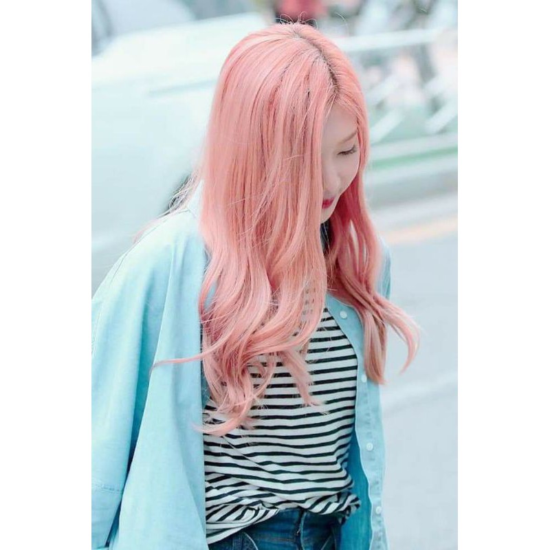 màu hồng cam khói kèm oxi trợ nhuộm và găng tay | BigBuy360 - bigbuy360.vn