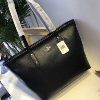 Túi COACH tote đen trơn...!!!