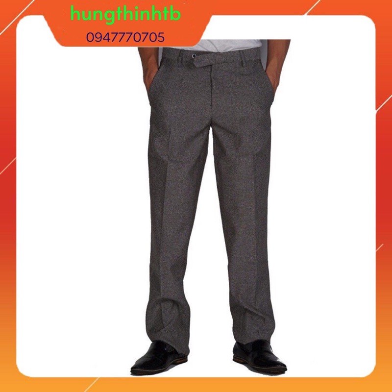 Quần Tây Nam Trung Niên Ống Rộng Hình Thật Do Shop Chụp Chất vải Đẹp Rẻ Có Màu Đen, Xám Đen Và Xám Sáng