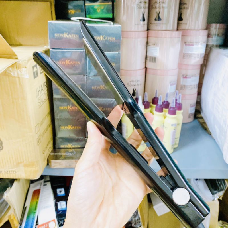 Máy kẹp là duỗi ép tóc thẳng Sahala bản to cho salon chuyên nghiêp