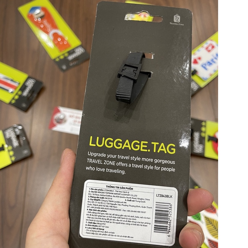 [Chính hãng] Thẻ đánh dấu hành lý LocknLock - Tag gắn vali, balo tránh nhầm lẫn thất lạc