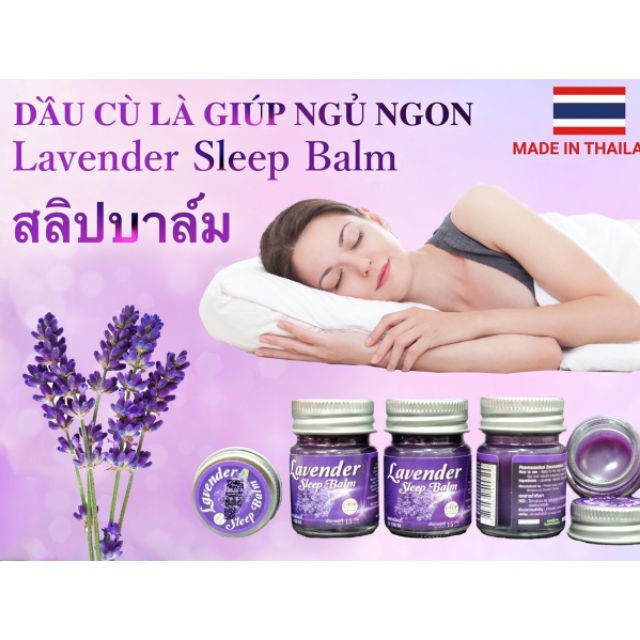 Dầu Cù Là Giúp Ngủ Ngon LAVENDER SLEEP BALM