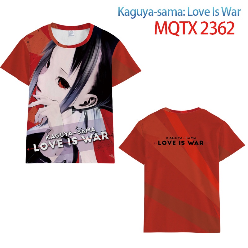 Áo Thun Tay Ngắn In Họa Tiết Anime Miss Kaiya Wants Me Confession Thời Trang Mùa Hè