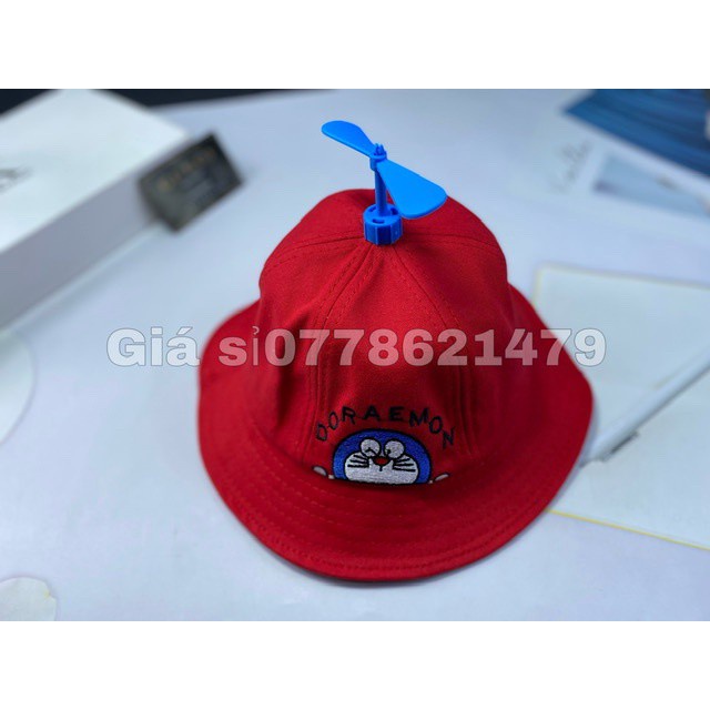 Mũ bo chong chóng doremon trẻ em 2tuổi đến 6tuổi - Nón bo dành cho trẻ em