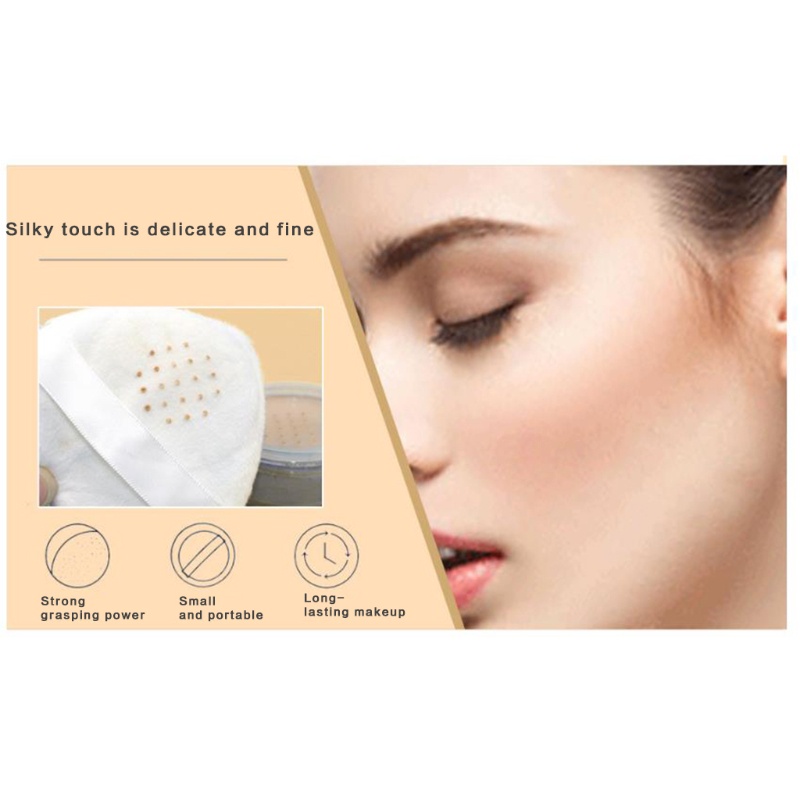 Mút Trang Điểm YOUYO Bằng Cotton Hình Trái Tim Kèm Dây Đeo Tiện Dụng