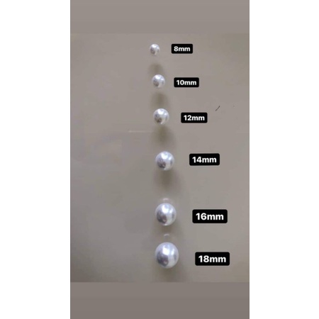 Hạt ngọctrai không lỗ màu trắng, màu kem, nguyên liệu làm trâm cài tóc cổ trang, nguyên liệu diy, SỉphụkiệnKhánhHuyền