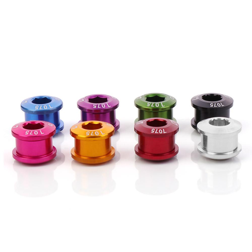 Set 4 Ốc Vít 8 Màu Gắn Đĩa Xích Xe Đạp Leo Núi Tiện Dụng