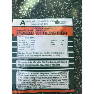 Phân bón seaweed. phục hồi cây