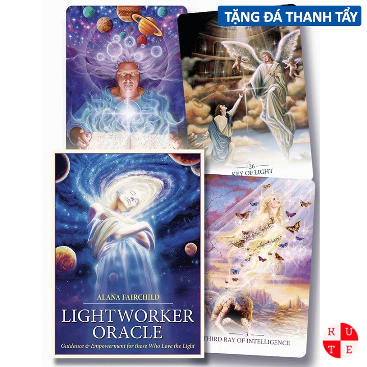 Bộ Bài Oracle Light Worker 44 Lá Bài Tặng File Tiếng Anh Và Đá Thanh Tẩy E42