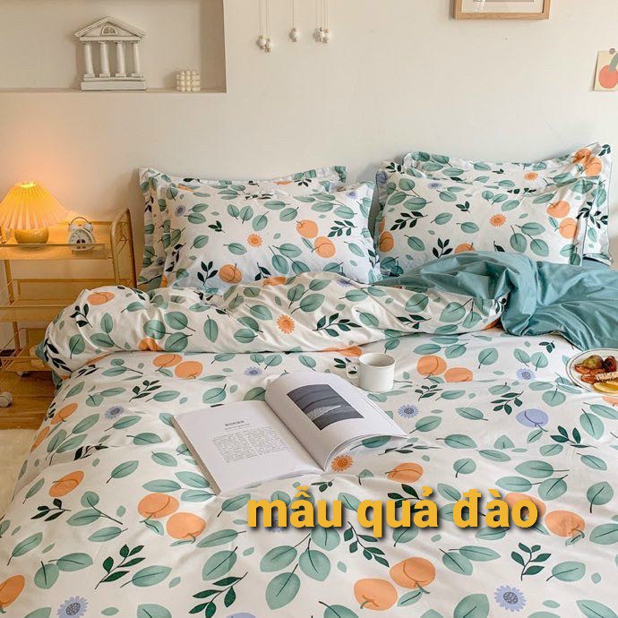 Bộ Chăn Ga Gối Cotton Poly 4 món Nhập Khẩu HASUKO mẫu mới hàn quốc.đủ kích thước m2 .m4 .m6 .m8 .2m2