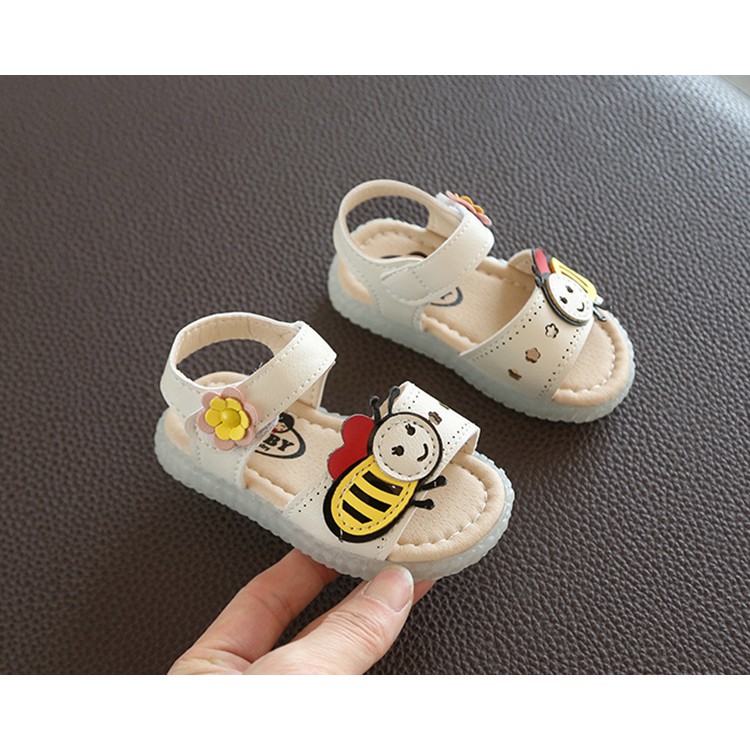 sandal tập đi bé gái size 15-25 êm chân hình ong