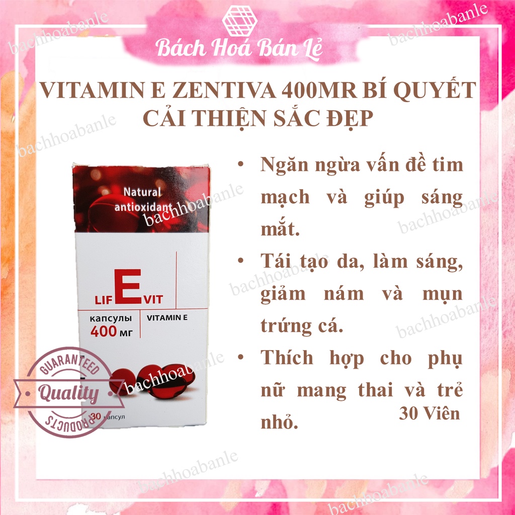 Vitamin E Zentiva 400mg họp