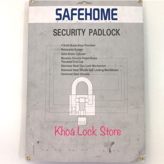 Bộ khoá masterkey SAFEHOME 5 ổ khoá 6 phân(chìa chủ mở hết 5 ổ)