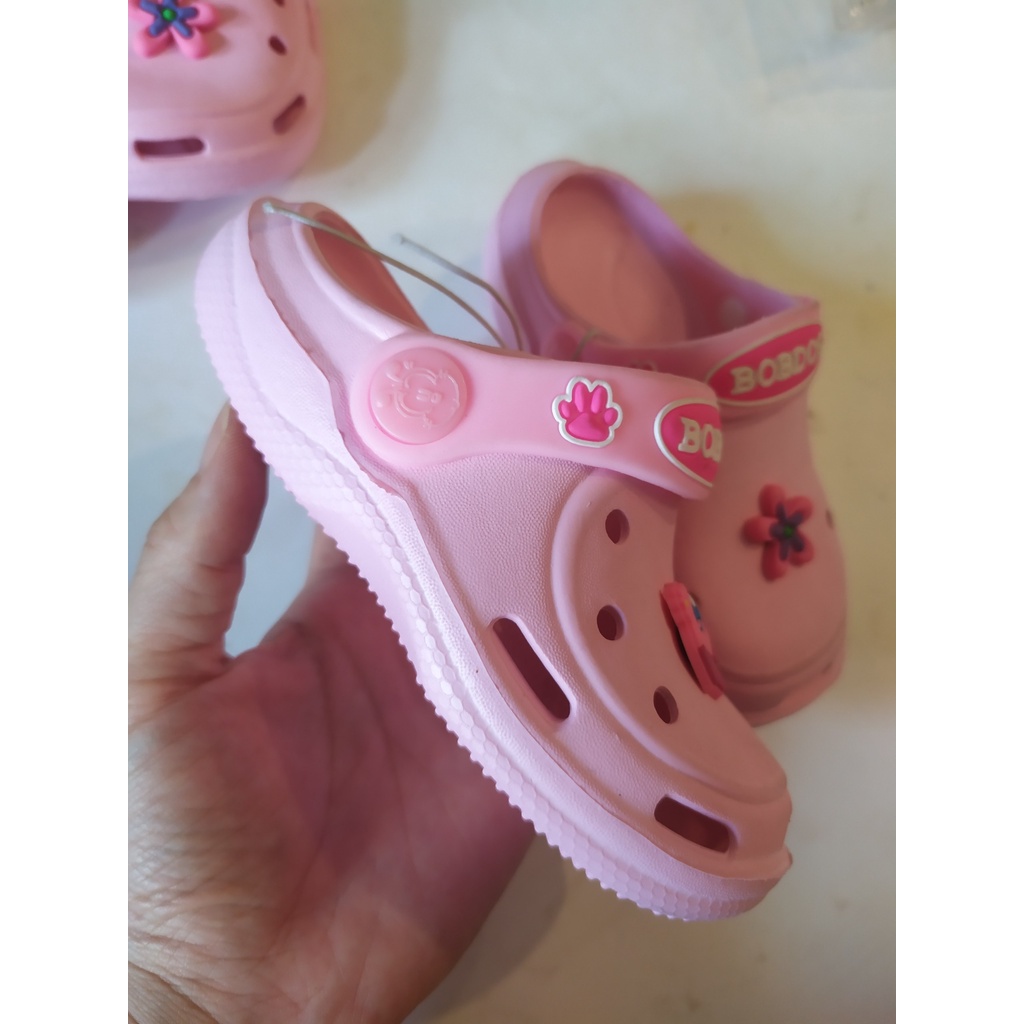 Dép sục Bobdog hồng cho bé