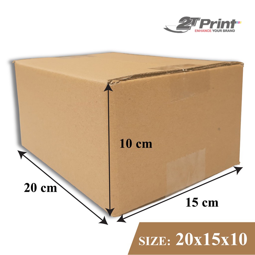 15x10x20 cm Hộp Carton đóng hàng - Hộp Cod dày dặn - 2TPrint in ấn theo yêu cầu