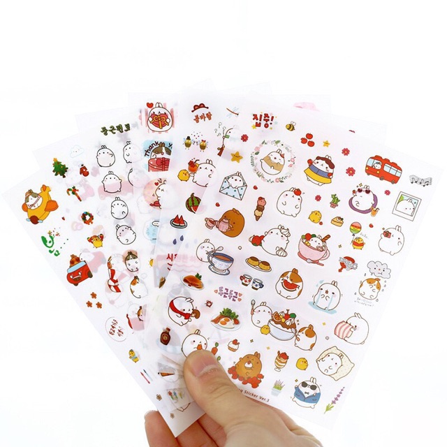 Sticker Thỏ Molang