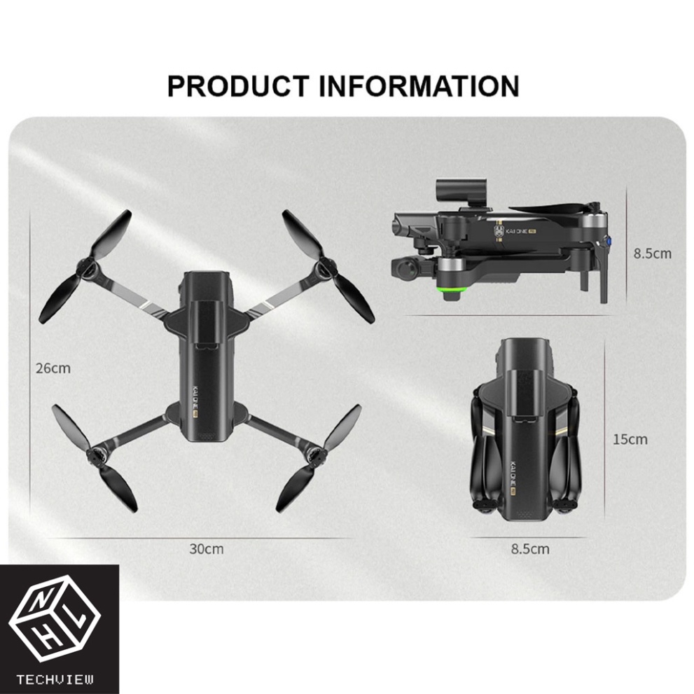 Flycam chất lượng cao Flycam điều khiển từ xa có camera 4K/6K/8K Bay xa 1200m, có hỗ trợ wifi 5G - Shop flycam LTech