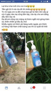 Dầu Tắm Thảo Dược Mẹ & Bé