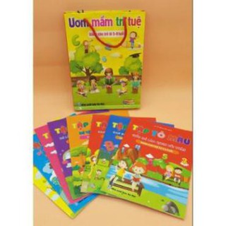 Set 8 quyển - Bộ tập tô cho bé: Tô màu, tô chữ, tô số, phát triển trí tuệ cho trẻ mẫu giáo: 3-4 tuổi, 4-5 tuổi, 5-6 tuổi